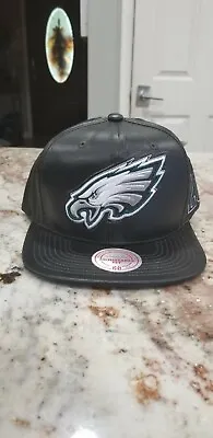 Philadelphia Eagles~mitchell & Ness Brian Dawkins Snapback Hat (leather Type) • $49.49