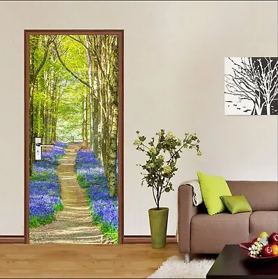 £126.90 • Buy 3D Tree Path A935 Door Wall Mural Photo Wall Sticker Decal Assaf Frank Sinsin