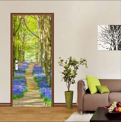 £126.90 • Buy 3D Tree Path A935 Door Wall Mural Photo Wall Sticker Decal Assaf Frank Sinsin