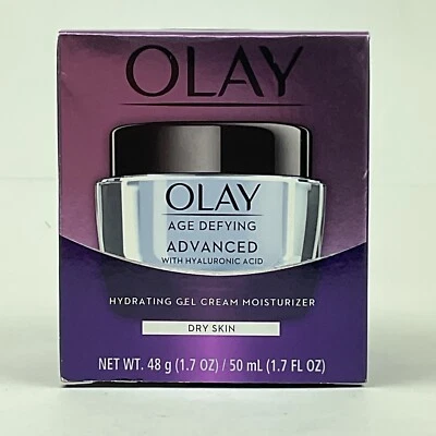 $102.92 • Buy OLAY Age Defying Advanced Hydrating Gel Cream Moisturizer Dry Skin 1.7 Oz