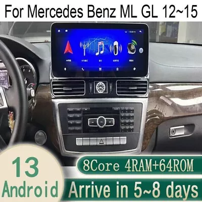 Android Car Gps Navigation 12.3  For Mercedes Benz Ml W166 Gl Radio Wifi Audio • $580