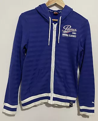 $24.10 • Buy PUMA Archive Size M Men’s Jumper Sweatshirt Blue Zip Hoddie Original Classic