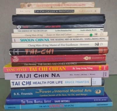 $57 • Buy Lot Of 17 Martial Arts Books Tai Chi Karate Ninja Kung Fu