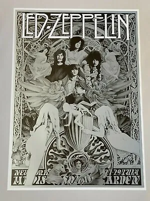 $250 • Buy Led Zeppelin Poster From Madison Square Garden Concert One Hangs Inside MSG NYC