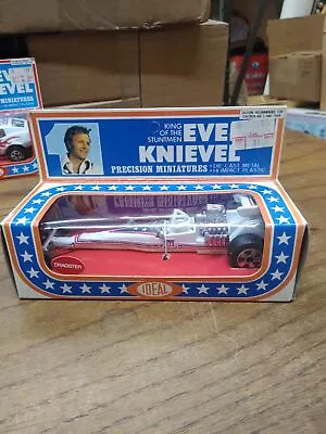 Vtg 1976 Ideal Evel Knievel Toy Precision Miniatures Dragster NOS UnPunched Box! • $339.60