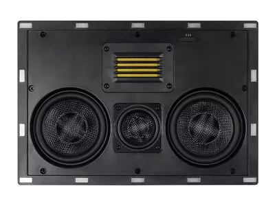 Monoprice Amber 3-Way Carbon Fiber In-Wall Speaker Center Channel - Dual 5.25in • $129.99
