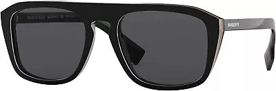 BURBERRY Sunglasses BE 4286 379881 Check Multilayer Black • $149.99