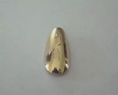$10   Lifetime 14kt Gold Plated Engraved flower Design Large Reusable Fingernail • $10