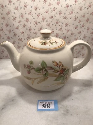 £9.75 • Buy VTG 70’s Heron Cross For M&S Harvest 2 Pint Teapot English Pottery