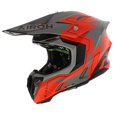 Airoh Twist 3.0 MX Helmet Dizzy Matt Gray Fluo Orange • $242.64
