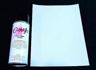 Marabu ClearJet A2000 Gloss (Lab Tested Crushes Krylon!) & Inkjet Glossy Vinyl • $50