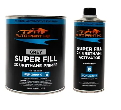 Super Fill 2K Urethane High Build Primer Gallon Gray White Black Or Buff • $129.95