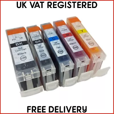 5XL & 8XL Ink Cartridges For Canon IP3300 IP3500 IP4200 IP4300 IP4500 (Set Of 5) • £8