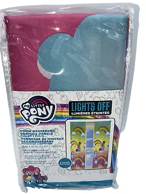 My Little Pony Rainbow Dreams Room Darkening Drapes Curtains Playroom Bedroom • $36.94