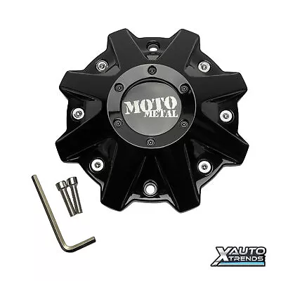 MO970 Wheel Center Cap Gloss Black W/ Optional Open End MO479L214GBO • $299