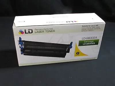 LD Q6002A Yellow Laser Toner Cartridge For HP Color LaserJet • $14.99