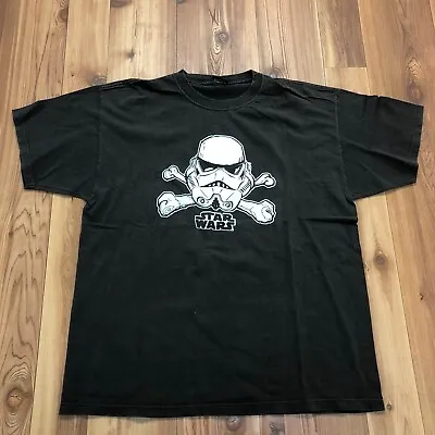 $24 • Buy Star Wars Brown Dark Vader Short Sleeve Cotton Crew Neck T-Shirt Adult Size XL