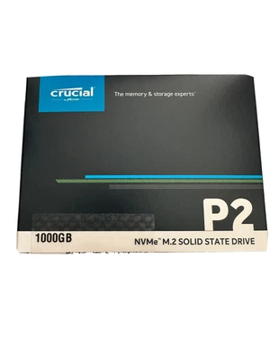 £40 • Buy Crucial P2 1TB M.2 PCIe NVMe Internal SSD (CT1000P2SSD8)