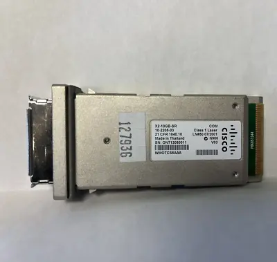 Cisco X2-10GB-SR 10GBASE-SR Optical Transceiver Module 10-2205-03 • $3.82