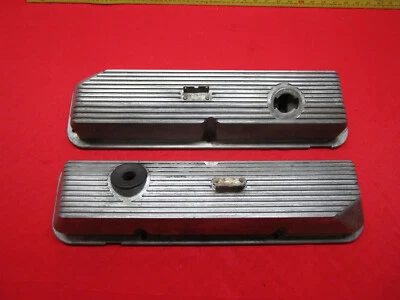 $319.95 • Buy 1969 1970 Mustang Cougar 428 Cj Scj Valve Cover Original Finned Pair 