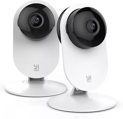 YI Pro 2K 2pc Home Camera Wireless IP Security Surveillance System Night Vision • $33.99