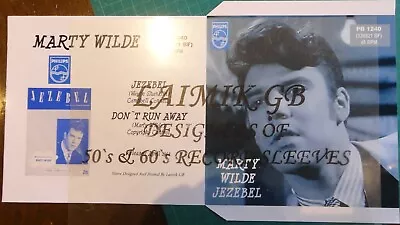 Marty Wilde:jezebel:record Sleeve • £5.50