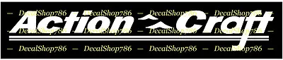 $6.95 • Buy Action Craft Fishing Boats - Outdoor Sports - Vinyl Die-Cut Peel N' Stick Decals
