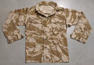 British Military RAF Regiment Tropical Desert DPM Camo Combat Coat Shirt 180/96 • £41.02