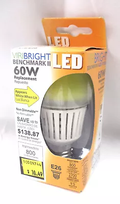 VIRIBRIGHT 25W 40W 60W LED Replacement Warm Cool Daylight A19 E26 Light Bulb • $3