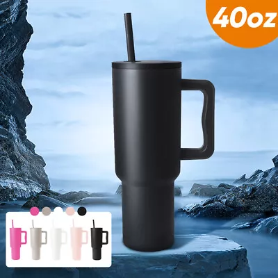1200ml Thermos Cafe Cup Vacuum Insulated Car Cop Travel Coffee Cup Mug • $27.22