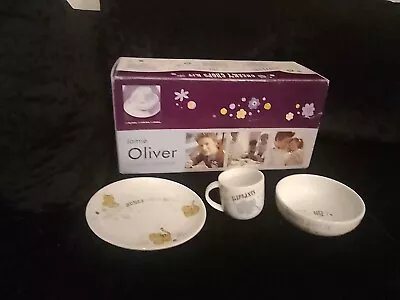 Royal Worcester Jamie Oliver Cheeky Chops Kit Kids Cup Plate & Bowl Set 2004 • £27.99