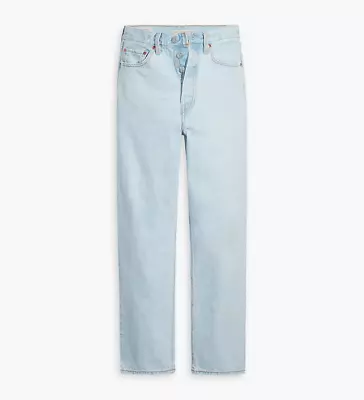 Levi's Premium Women Ribcage Straight Ankle Jeans  Light Blue  NWT • $44.99