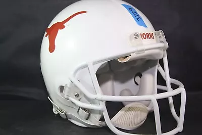 Vtg Texas Longhorns Riddell VSR4 Model Adult Display Football Helmet RARE Mask • $199.99