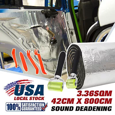 Vehicle-Insulation Heat Shield Soundproof Custom 315 X16  Wide Hood Celling Door • $43.99