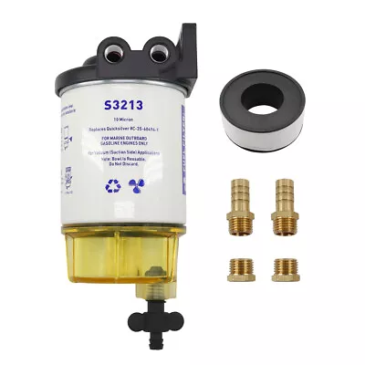 S3213 Boat Fuel Water Separator Marine For Mercury Yamaha Outboard 10 Micron US • $32