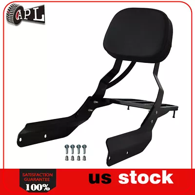 Rack Backrest Sissy Bar W/ Luggage For Honda VTX1300 2003-2006 VTX1800 2002-2008 • $96.99