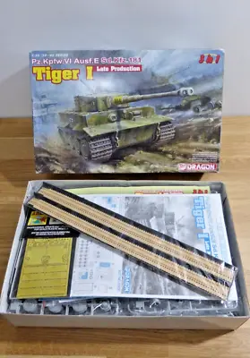 Dragon 1:35 Scale TIGER I -Late Production Model Kit Unused & Sealed In Box • £58