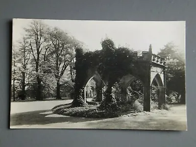 R&L Postcard: Renishaw Hall Gothic Temple In Gardens Nr Sheffield/Eckington • £6
