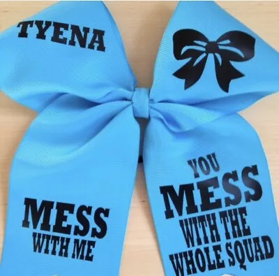  Cheerleading Cheer Dance Gym Team  Hair Bow Large  Any  Design Bespoke  • £6