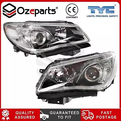 Set Pair LH+RH Head Light Lamp Black For Holden Commodore VF 2013~2018 SS SV6 • $404.80