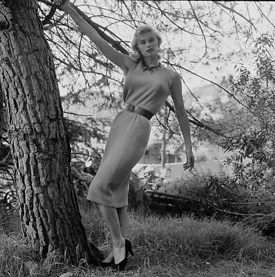 $9 • Buy Actress Irish Mccalla Poses At Home In LA 1956 OLD PHOTO 35