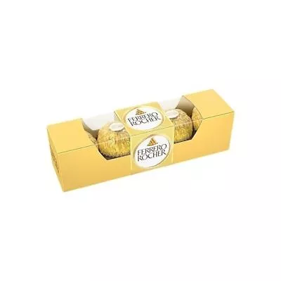 FERRERO ROCHER Fine Hazelnut Chocolate Cover Nut Chocolate Gift Box - 4 Count • $36.73