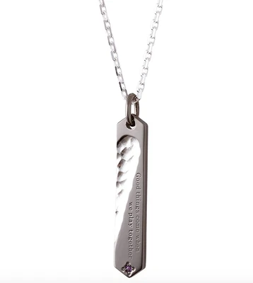 $213.90 • Buy Evangelion X THE KISS Movie Unit 13 Shinji Amethyst Silver Necklace EVSN-19 