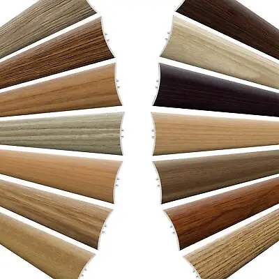 Door Threshold Wood Effect PVC Self-adhesive-screw Trim 1000x32x5mm Bar Strip • £7.49