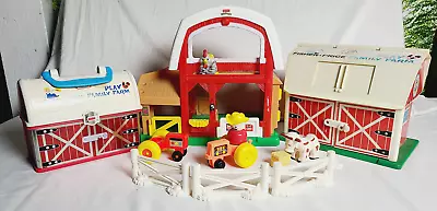 Vintage Fisher Price Little Peeople Play Family Farm Set • $35