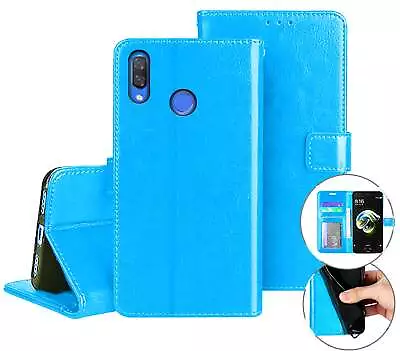 Huawei Y9 Prime 2019 Fine Leather Wallet Case Id Cash Compartment • $7.50