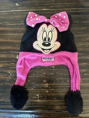 Disney Minnie Mouse Ears Flipeez By ABG Child Pink Beanie Pump Moving Bow Winter • $7.77