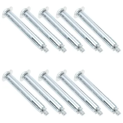  10 Pcs Ground Lock Screw Iron Bolts Spike For Speeds Bumps Concrete • £11.55