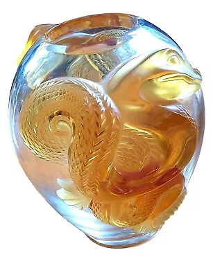 Lalique Golden Dragon Vase • £13698.77