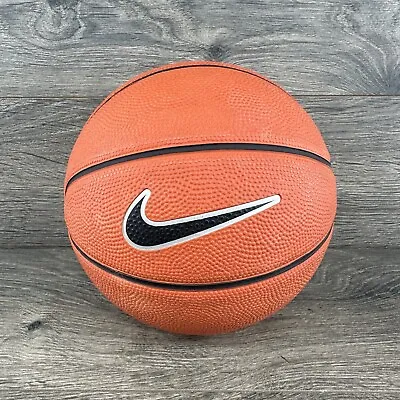 Nike Mini Basketball Orange Black Swoosh Logo Youth Skills • $17.95